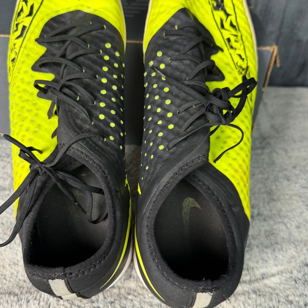 Nike Hypervenom Phelon IC Mens Size 12 Volt Black Indoor Soccer Shoes - Picture 6 of 9